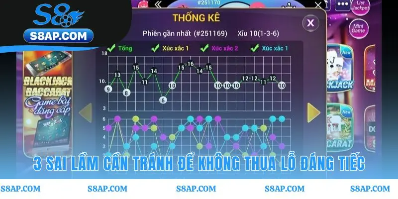 Mẹo chơi tài xỉu hiệu quả là tránh các sai lầm tâm lý